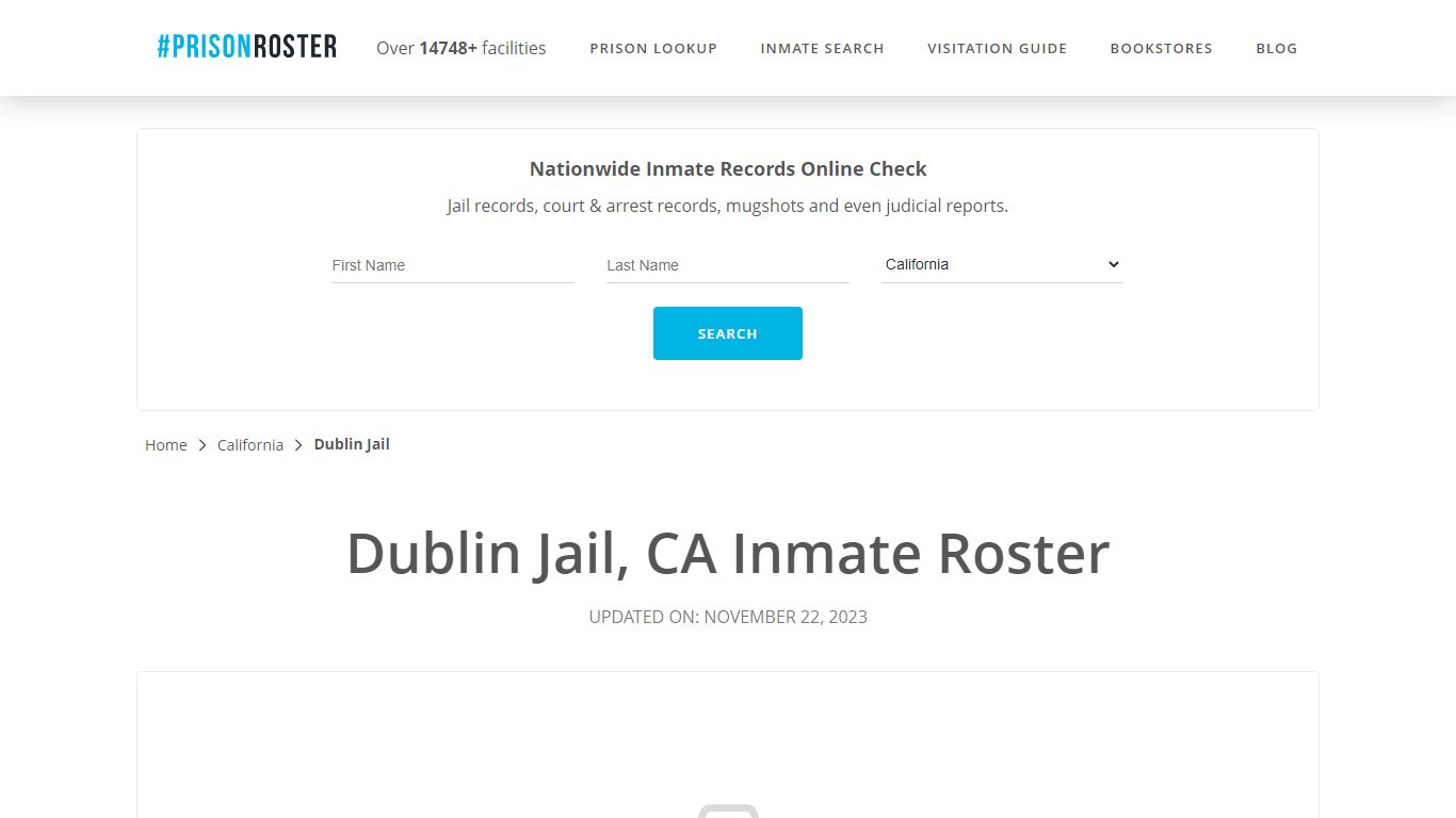 Dublin Jail, CA Inmate Roster - Prisonroster